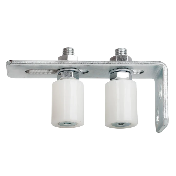 FERONERIE - Ghidaj Reglabil Poarta Culisanta cu 2 Role, Latime Placa 40 mm