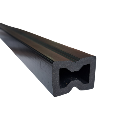 DECKING WPC - Grinda montaj deck decupata, dimensiune: 40 x 30 mm, Lungime 4000 mm, Material: WPC