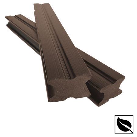Grinda WPC Plina pentru Montaj Deck, Riflaj, Lambriu 40x25 mm, Lungime 3 m, Lemn Compozit [1]