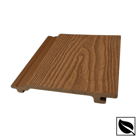 Lambriu 3D din Lemn Compozit Aramiu pentru Fatada, 145x19x2900 mm. Sipca WPC de exterior placari fatade [2]