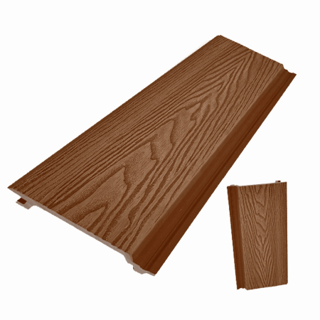 LAMBRIU WPC - Lambriu 3D din Lemn Compozit Aramiu pentru Fatada, 145x19x2900 mm. Sipca WPC de exterior placari fatade