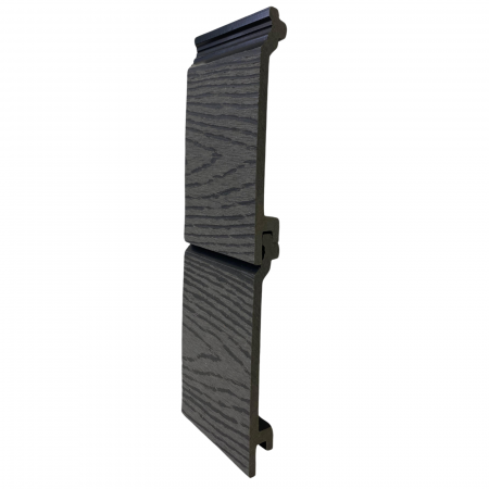 Lambriu WPC Lemn Compozit Gri pentru Fatada, 150x20mmx2900mm. Sipca WPC de exterior placari fatade [1]