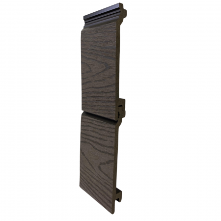Lambriu WPC Lemn Compozit Maro pentru Fatada, 150x20mmx2900mm. Sipca WPC de exterior placari fatade [1]