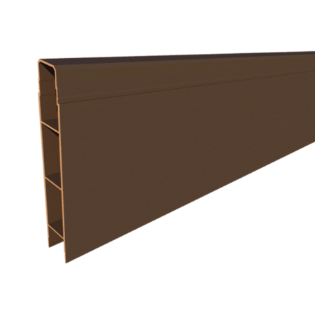 PROFILE GARD ALUMINIU - Lamela tip scandura Model Trend , 140x20.6 mm Aluminiu, Maro