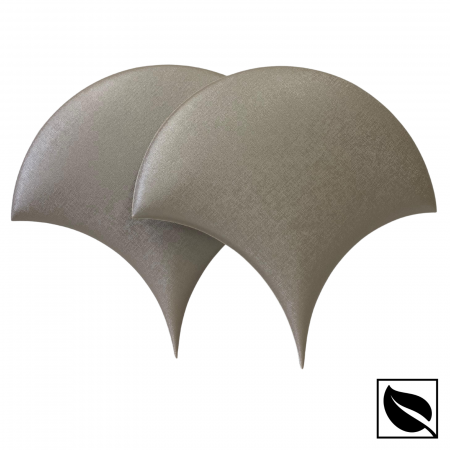 Panou Decorativ Perete 3D, Autoadeziv Capucino Sidef, Set 2 Buc., Placi din Piele Ecologica [1]