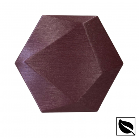 Panou Decorativ Perete 3D Autoadeziv, Hexagon Grena Sidef, Set 2 Buc., Placi din Piele Ecologica [4]