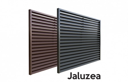 Panou Gard Model Stor Cu Stalpi Si Lamele Din Aluminiu 1530x2000 mm [3]