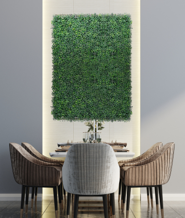 Perete Verde Buxus, Perete Verde Artificial,  Panou Decorativ pentru Perete [1]