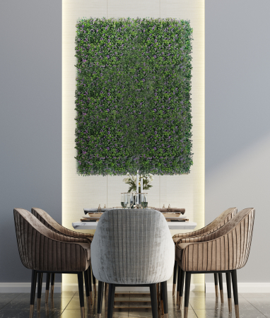 Perete Verde Lavanda, Perete Verde Artificial,  Panou Decorativ pentru Perete [7]