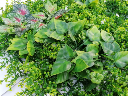Perete Verde Plant Mix, Perete Verde Artificial,  Panou Decorativ pentru Perete [3]