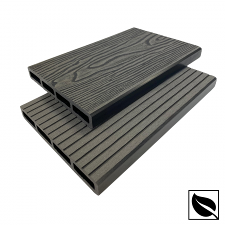 WPC GARD - Placa Gard Lemn Compozit WPC Gri Inchis