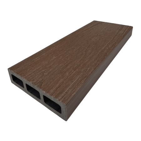 Placa de Gard WPC Co-extrudat 80x20 mm, Maro Nuc, Lungime 2 m și 2.9 m [1]