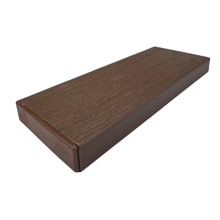Placa de Gard WPC Co-extrudat 80x20 mm, Maro Nuc, Lungime 2 m și 2.9 m [2]