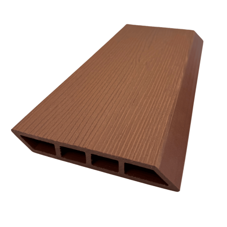 Placa Gard 3D din WPC, Cant oblic, Aramiu 137X20 mm, Lungime 2 m si 2.5 m [2]
