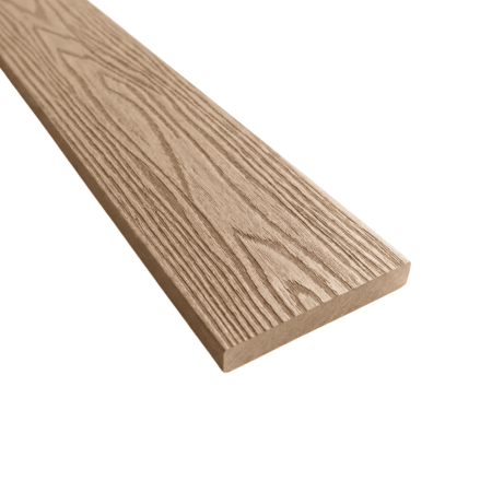 Plinta 3D, WPC Terminatie Deck, 70x11 mm, Lungime 2900 mm, Bej - VIVODECOR [2]