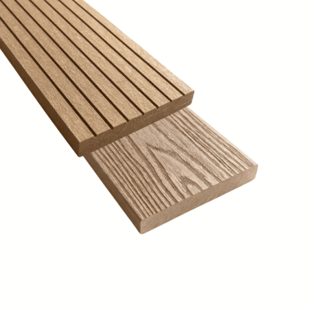DECKING WPC - Plinta 3D, WPC Terminatie Deck, 70x11 mm, Lungime 2900 mm, Bej - VIVODECOR