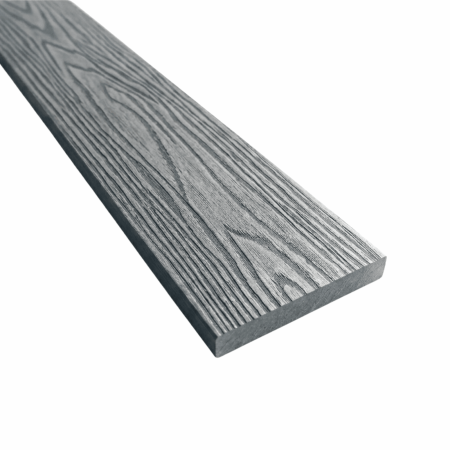 Plinta 3D, WPC Terminatie Deck, 70x11 mm, Lungime 2900 mm, Gri Deschis - VIVODECOR [2]