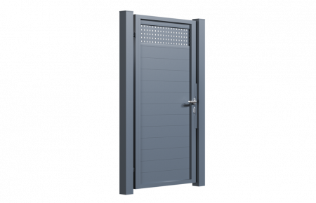 PORTI ALUMINIU - Poarta Pietonala Model Trafor Din Aluminiu