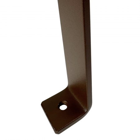 WPC GARD - Profil Aluminiu 30X5 mm, Rigidizare Placi WPC Gard Tip L, Lungime 1,46 m