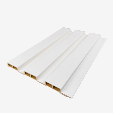 Riflaj de interior, Alb cu caneluri late. Latime 204mm, Lungime 2,8m [1]