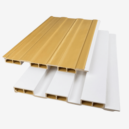 Riflaj de interior, Alb cu caneluri late. Latime 204mm, Lungime 2,8m [2]