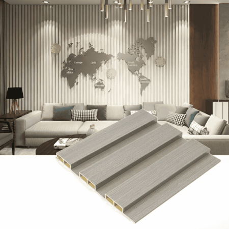 RIFLAJ INTERIOR - Riflaj de interior, Gri Antracit cu caneluri late. Latime 204 mm, Lungime 2,8 m