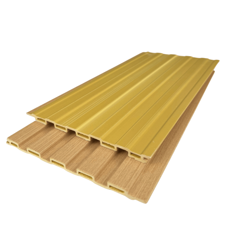 Riflaj de interior textura Lemn Natur 159 x 2800mm. Panou decorativ din WPC [2]