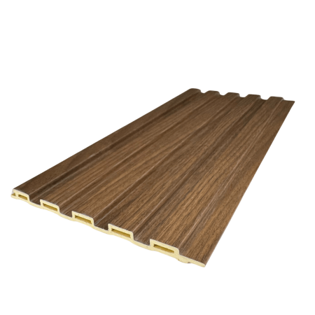 Riflaj de interior textura lemn Nuc 159 x 2800mm.Panou decorativ din WPC [1]