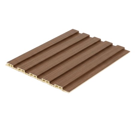 Riflaj de interior textura lemn Nuc 159 x 2800mm.Panou decorativ din WPC [1]