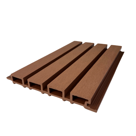 RIFLAJ WPC - Riflaj Decorativ Aramiu pentru Exterior si Interior, Lungime 2.9 m, WPC Lemn Compozit Durabil, 219x26 mm