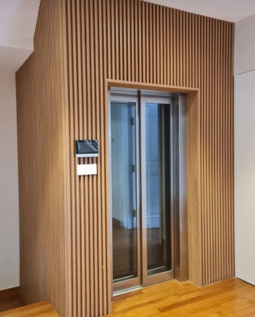 Riflaj Decorativ Aramiu pentru Exterior si Interior, Lungime 2.9 m, WPC Lemn Compozit Durabil, 219x26 mm [3]