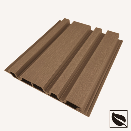 RIFLAJ WPC - Riflaj Exterior Co-Extrudat WPC Lemn Compozit Maro Stejar VIVODECOR 220x26 mm, Lungime 2.9 m