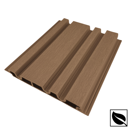 RIFLAJ WPC - Riflaj Exterior Co-Extrudat WPC Lemn Compozit Maro Stejar VIVODECOR 220x26 mm, Lungime 2.9 m