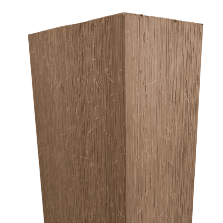 Riflaj Decorativ WPC Lemn Compozit Co-extrudat, Profil Rectangular 100x52x2900 mm, Dublu Ramforsat [8]