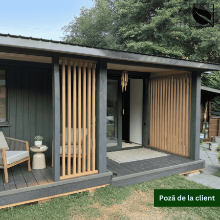Profil Tub WPC, Lemn Compozit pentru Riflaj Decorativ, 55x35x2900 mm, Ramforsat, Bej [5]