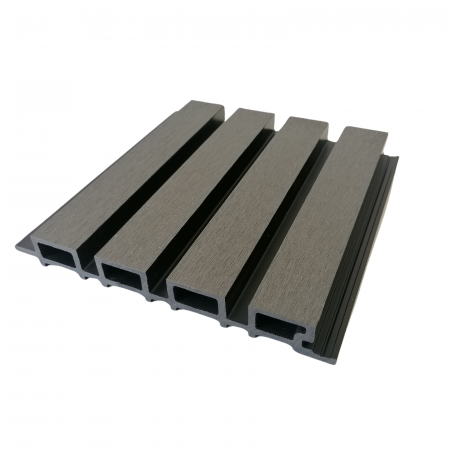 RIFLAJ WPC - Riflaj Decorativ WPC Lemn Compozit Durabil, 219x26x3600mm, Gri Antracit