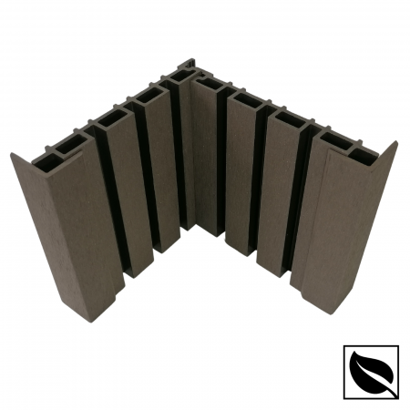 Riflaj Decorativ WPC Lemn Compozit Durabil, 219x26x2900mm, Maro [7]