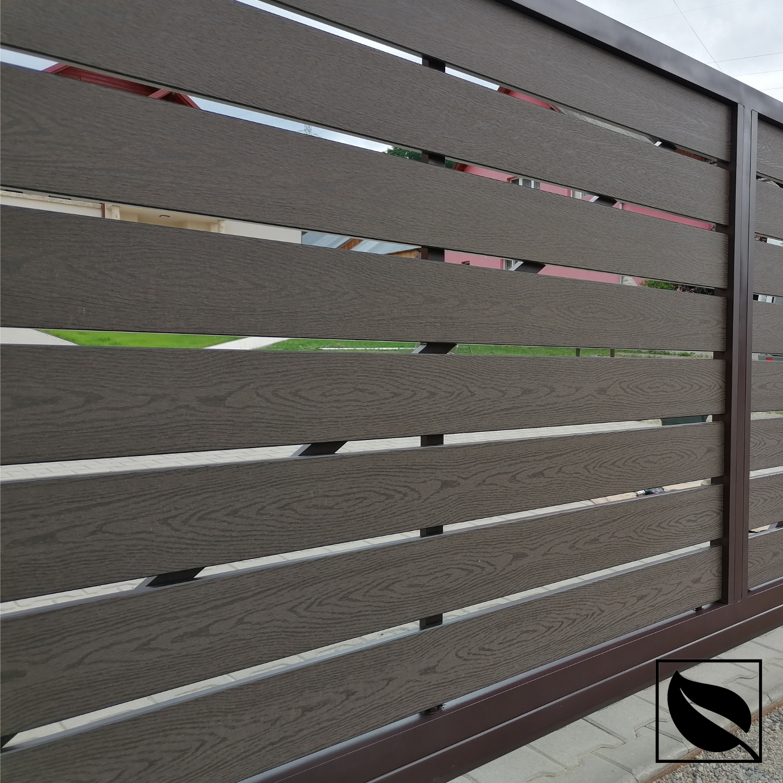 Set 30 Placi Sipca Gard WPC Bej 150x20mm, Placa Tip scandura Lemn Compozit, 2ML/buc [5]