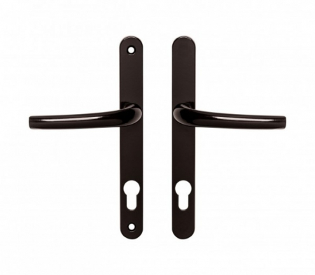 FERONERIE - Set manere negru cu sild pentru porti