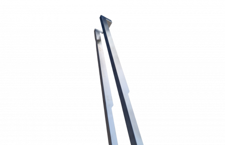 Set manere inox satinat, 38x25mm, Premium [3]