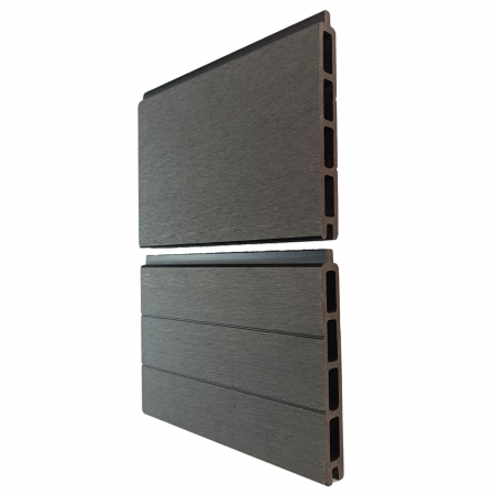 WPC GARD - Sipca Gard WPC Gri Antracit cu îmbinare Lemn Compozit, Placa Tip Scandura 150x20 mm,1 ML
