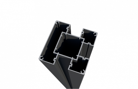 WPC GARD - Stalp gard, Multifunctional, 70x70mm, Aluminum