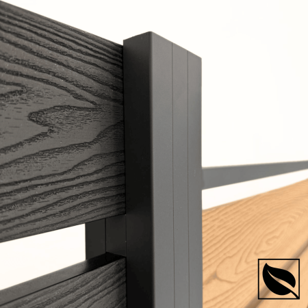 Stalp gard, Multifunctional, 70x70mm, Aluminum [2]