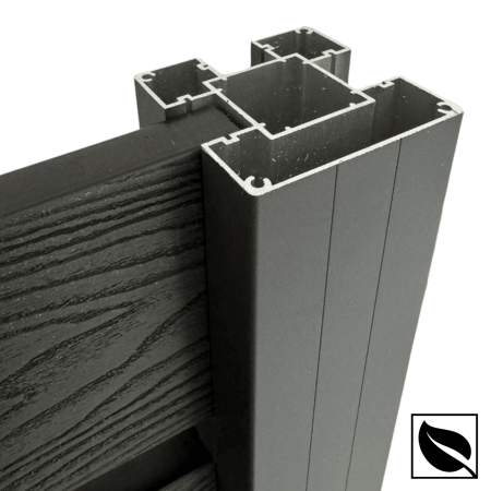 Stalp gard, Multifunctional, 70x70mm, Aluminum [1]