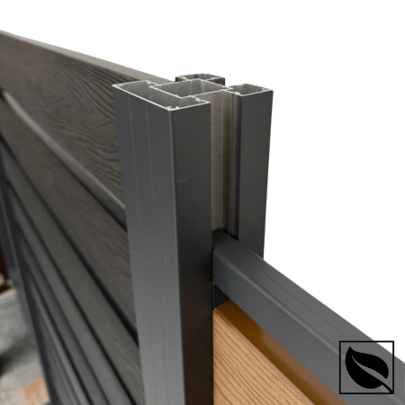 Stalp gard, Multifunctional, 70x70mm, Aluminum [3]