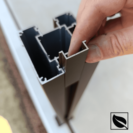 Stalp gard, Multifunctional, 70x70mm, Aluminum [3]
