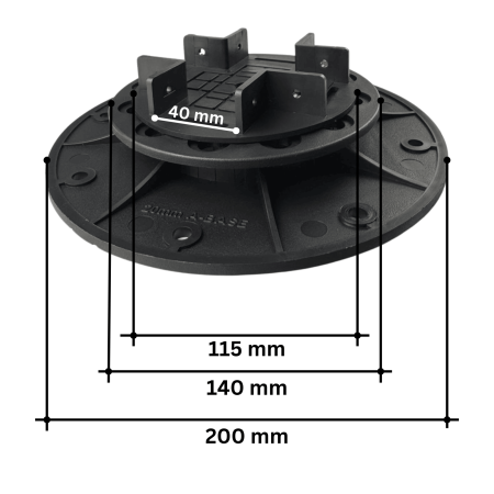 Suport Reglabil Deck, Picior Reglabil Pardoseala 31-45 mm [3]
