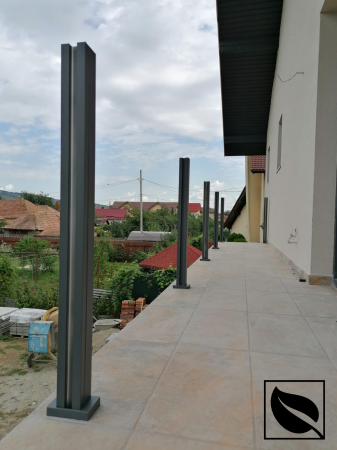 Suport Stalp Zincat 80X120X300MM Aluminiu [4]