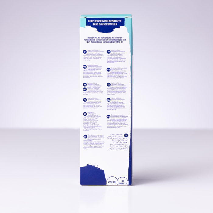 Solutie intretinere lentile de contact pe baza de Peroxid, Everclean Plus, 225 ml +30 tablete deproteinizare [4]