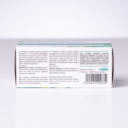 BlefaCalm Șervețele sterile pentru igiena pleoapelor, genelor și marginii palpebrale, 30 bucăți [6]